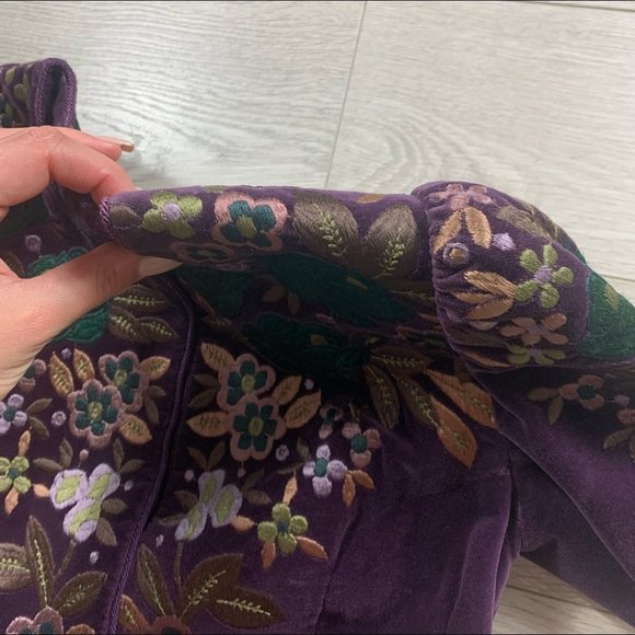 Oscar de la Renta Vintage Embroidered Blazer Jacket - Picture 7 of 16